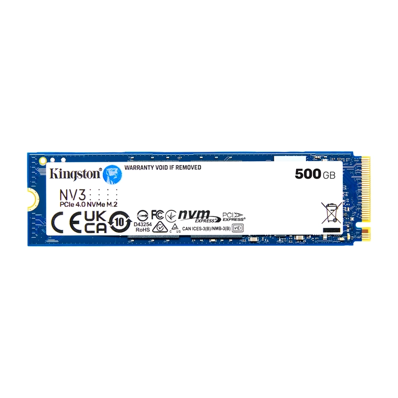 DISCO SOLIDO SSD INTERNO KINGSTON NV3 500GB M.2 PCIE4.0 NVME - 2