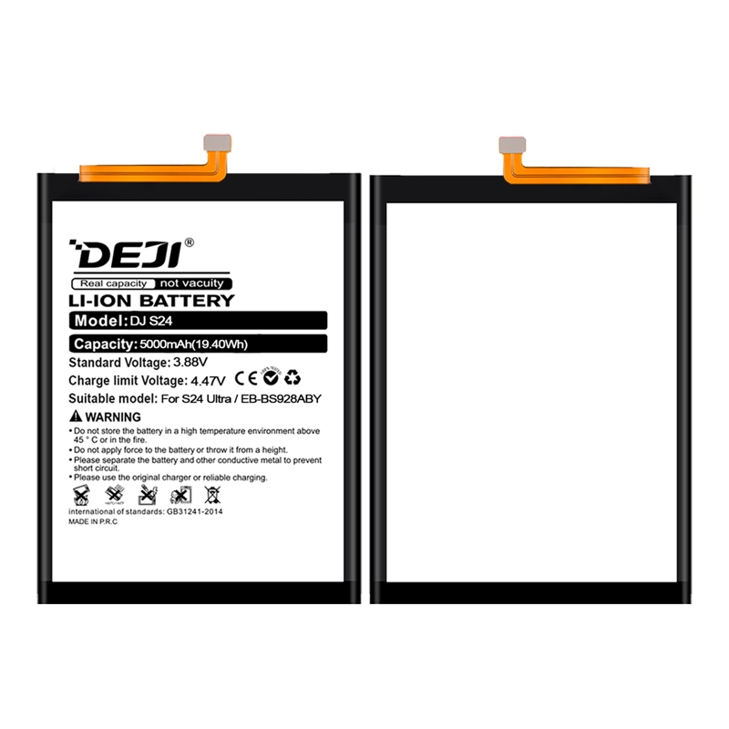 BATERIA COMPATIBLE CON SAMSUNG S24 ULTRA 5G DEJI IC 5000MAH - 4