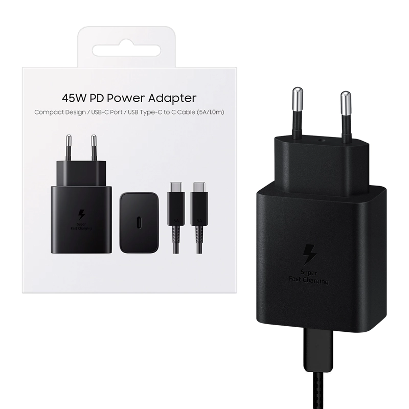 CARGADOR COMPATIBLE CON SAMSUNG 45W CABLE USB-C A USB-C 1M - 1
