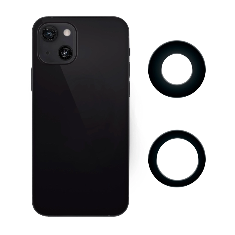 GENÉRICO VIDRIO DE CAMARA TRASERA COMPATIBLE CON IPHONE 15 + ADHESIVO