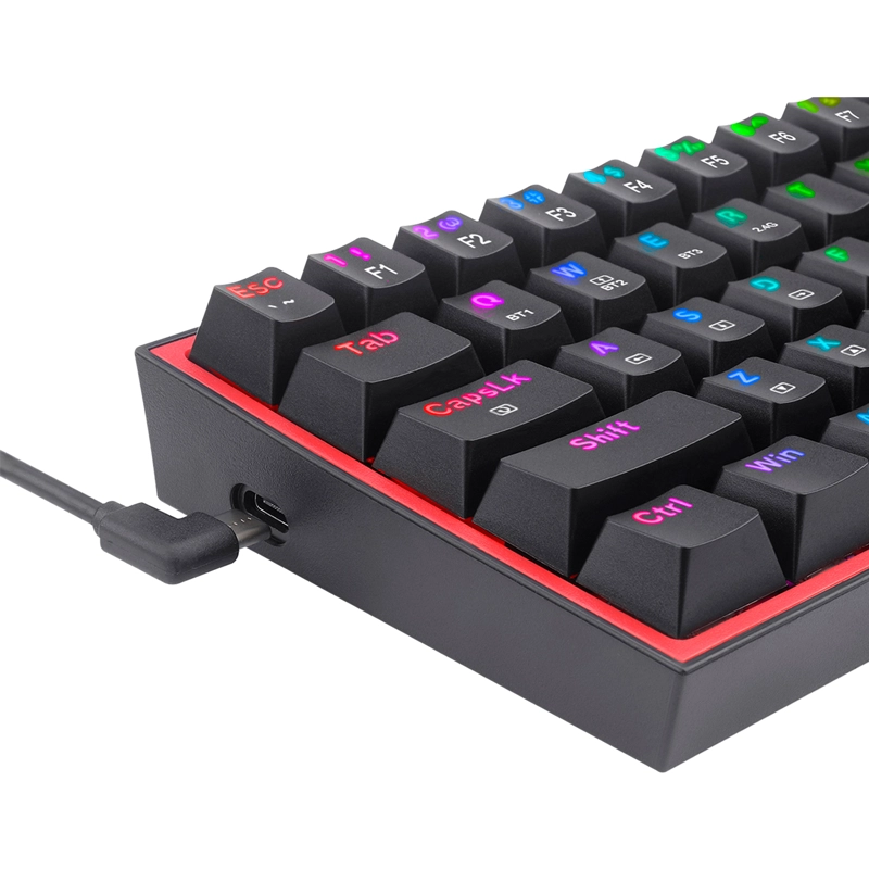 TECLADO GAMER INALAMBRICO REDRAGON FIZZ PRO K616 RGB ESPAÑOL - 3