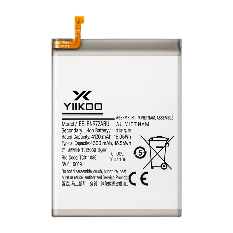 BATERIA PARA GALAXY NOTE 10PLUS YIIKOO PROTECCION SOBRECARGA - 2