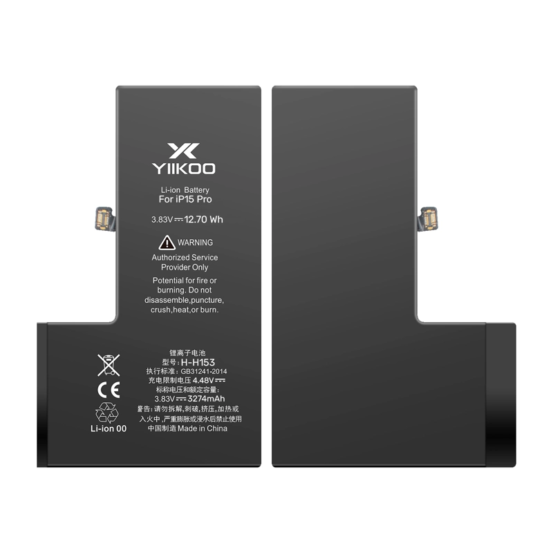 BATERIA PARA IPHONE 15 PRO YIIKOO AUTOPROGRAMABLE SIN ALERTA - 4