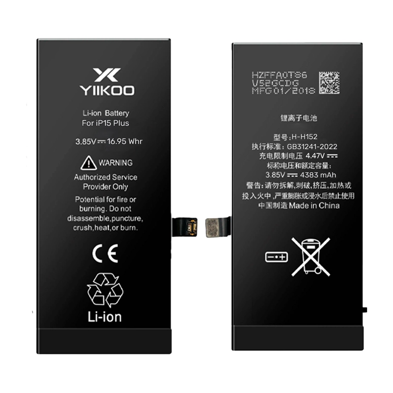 BATERIA PARA IPHONE 15PLUS YIIKOO AUTOPROGRAMABLE SIN ALERTA - 4