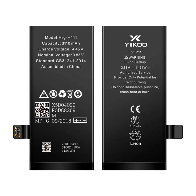 BATERIA PARA IPHONE 11 YIIKOO PROTECCION CONTRA SOBRECARGA - 4