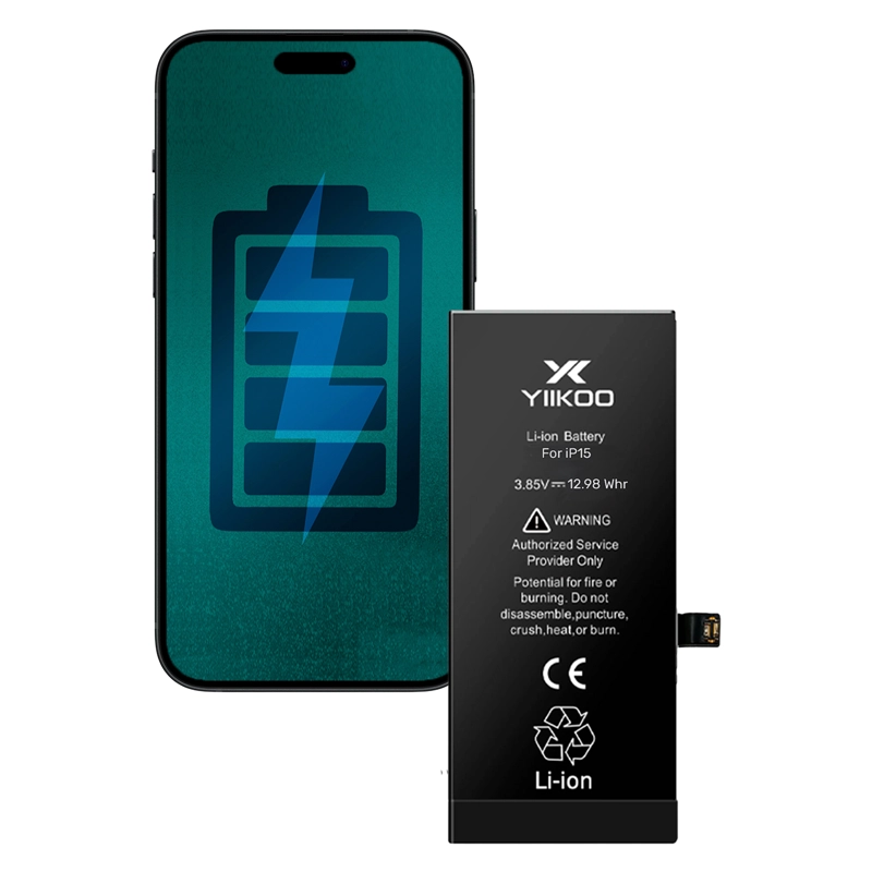 BATERIA PARA IPHONE 15 YIIKOO AUTOPROGRAMABLE SIN ALERTAS - 1