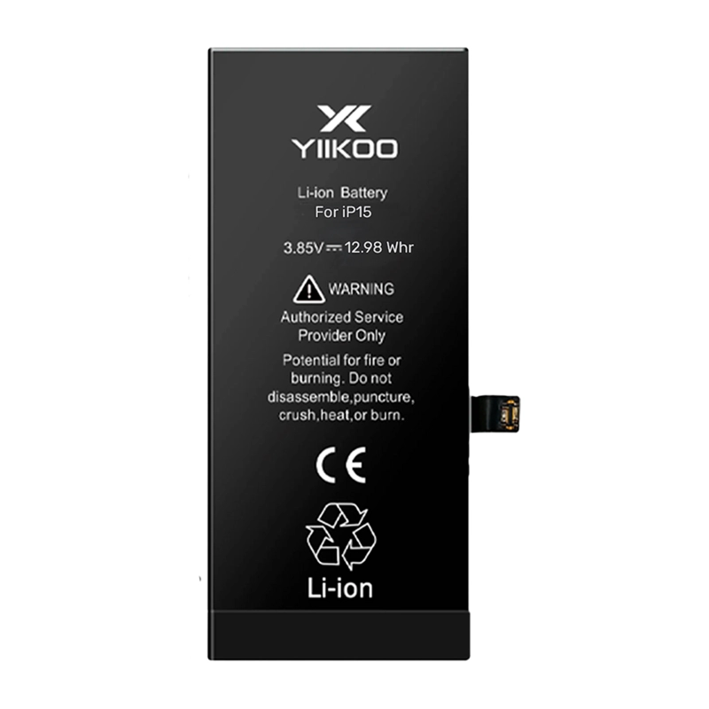 BATERIA PARA IPHONE 15 YIIKOO AUTOPROGRAMABLE SIN ALERTAS - 2