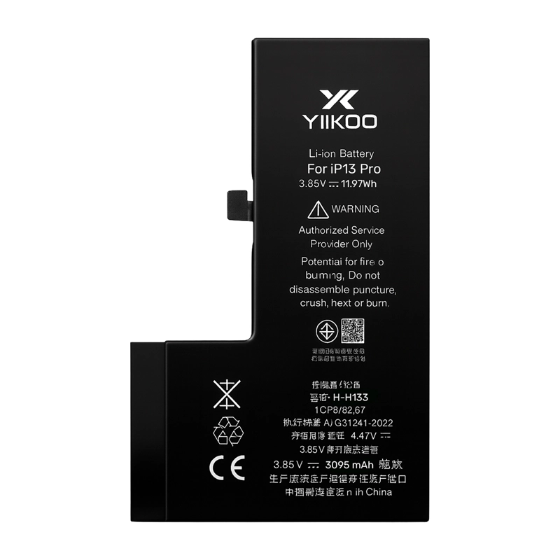 BATERIA PARA IPHONE 13 PRO YIIKOO AUTOPROGRAMABLE SIN ALERTA - 2