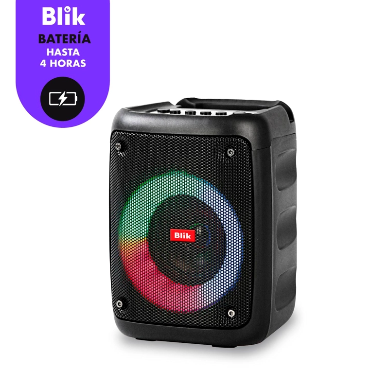 PARLANTE KARAOKE BLUETOOTH 5.3 BLIK VOICE TWS RGB 10W RMS - 2