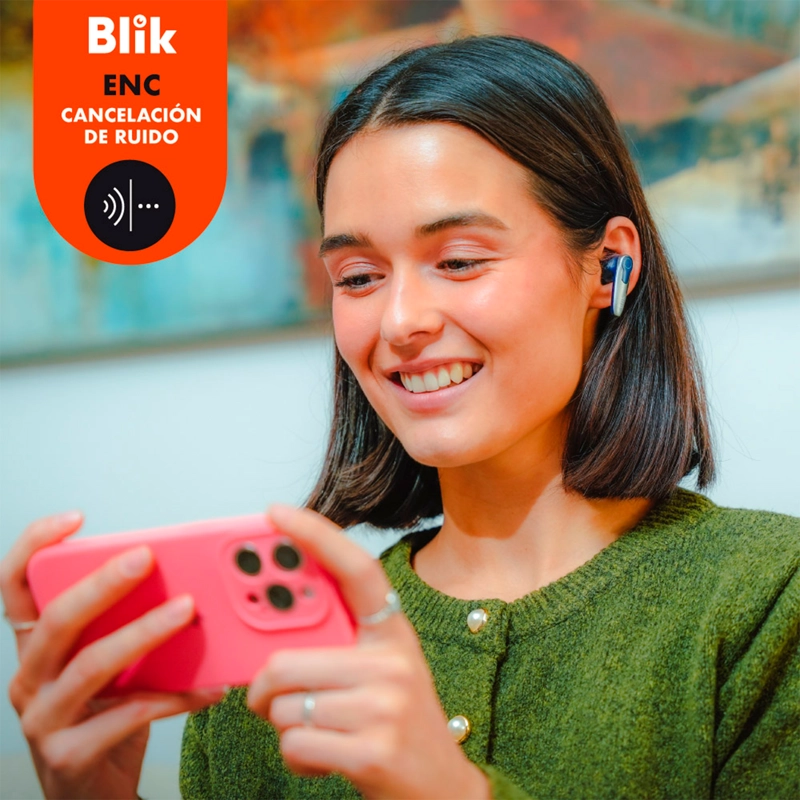 AUDIFONOS GAMER BLUETOOTH BLIK GAMEX TWS GAMING MODE BT 5.4 - 3