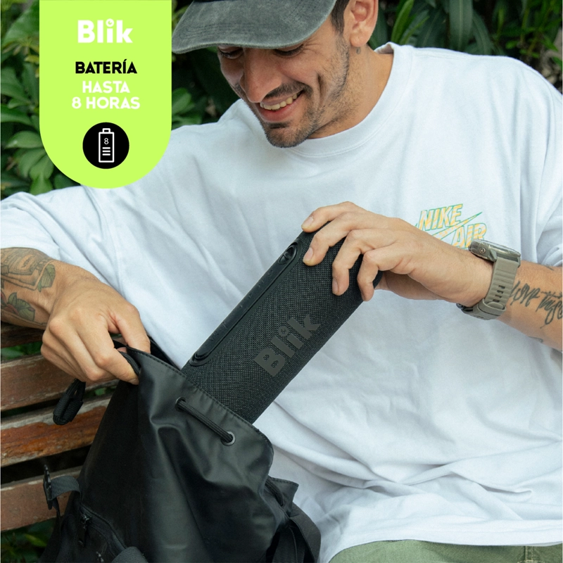PARLANTE PORTATIL BLIK LIVE BLACK BLUETOOTH 5.3 RMS 10W RMS - 2