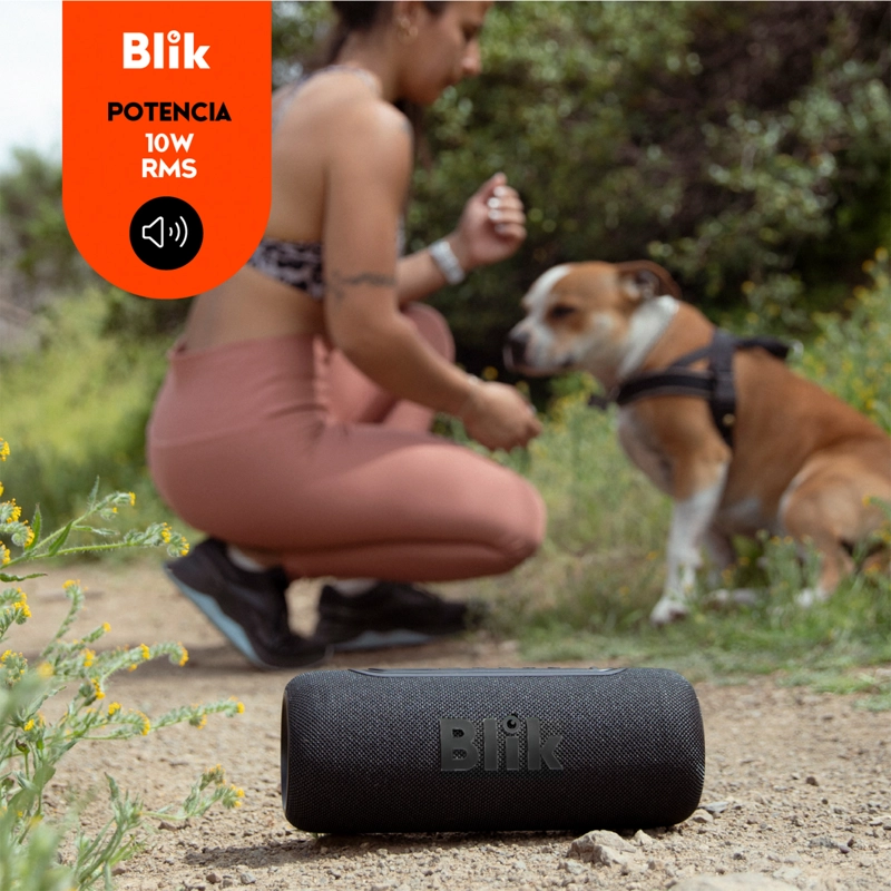 PARLANTE PORTATIL BLIK LIVE BLACK BLUETOOTH 5.3 RMS 10W RMS - 3