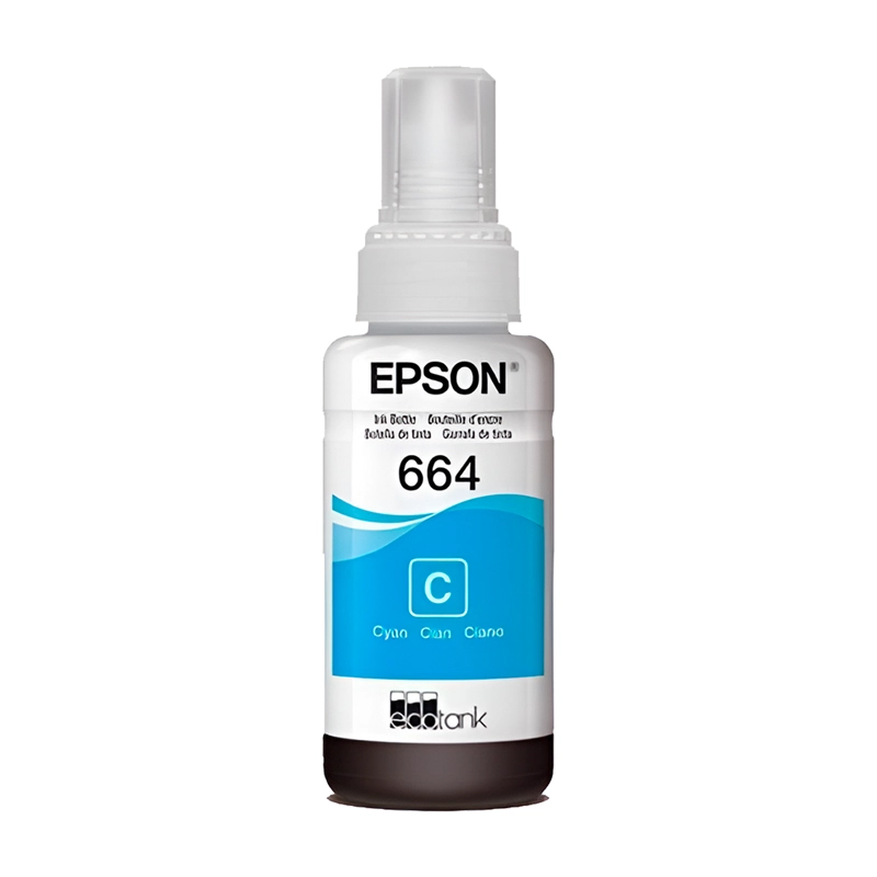 PACK 3 BOTELLAS TINTA EPSON T664520 CYAN MAGENTA AMARILLO - 3