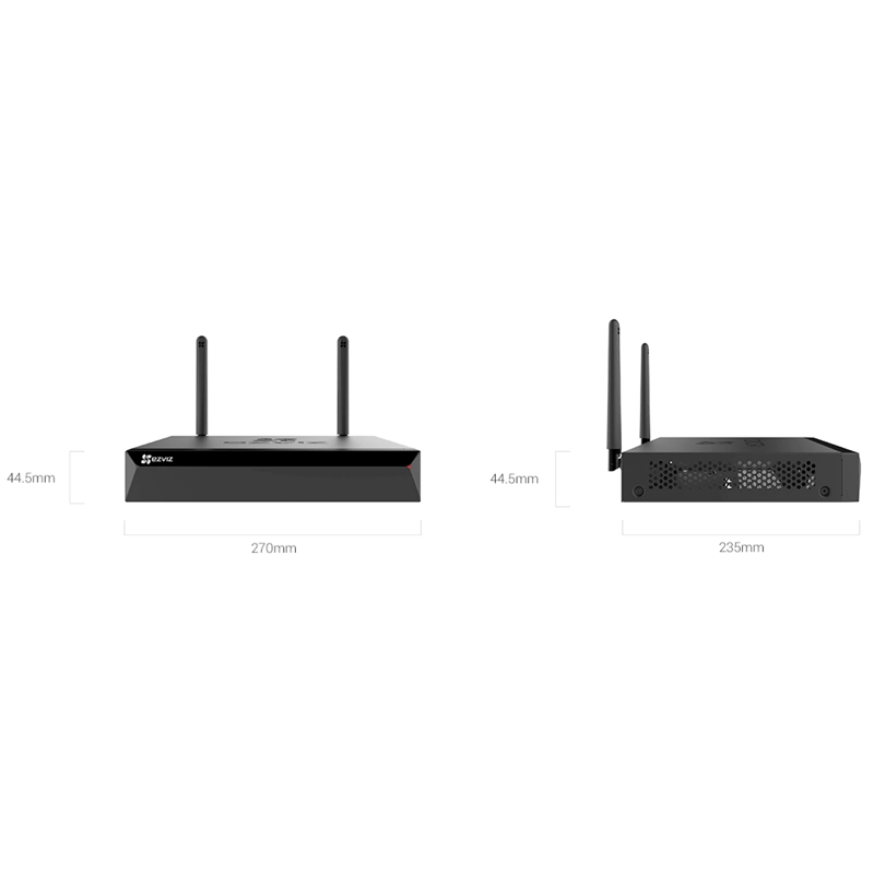 NVR 8 CANALES EZVIZ X5S WIFI 8TB ALMACENAMIENTO HDMI Y VGA - 4