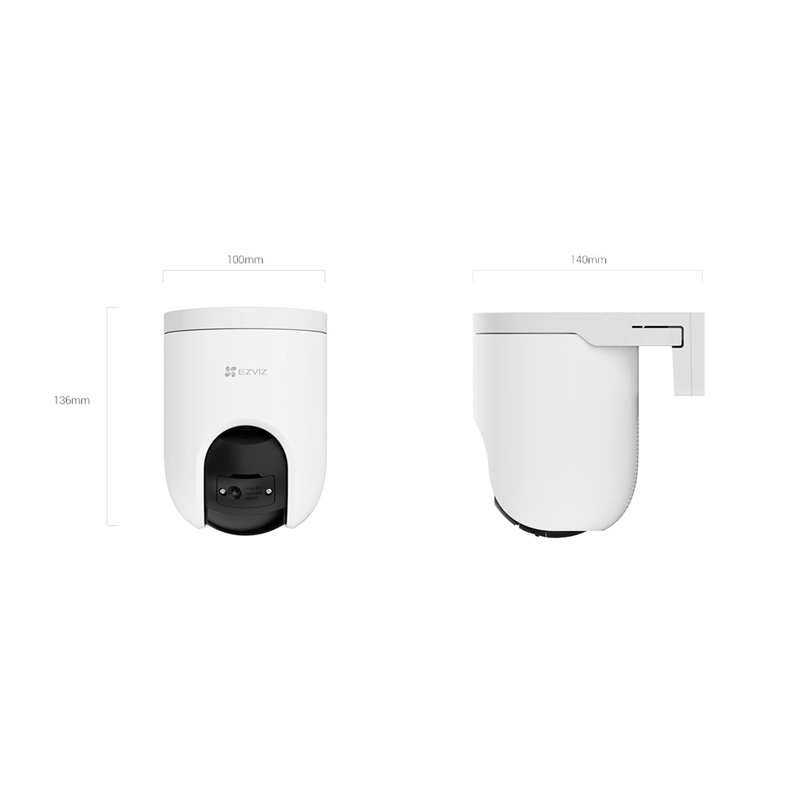 CAMARA WIFI IP EZVIZ H8C PRO 2K COLORVU IP67 MICROSD Y NUBE - 4