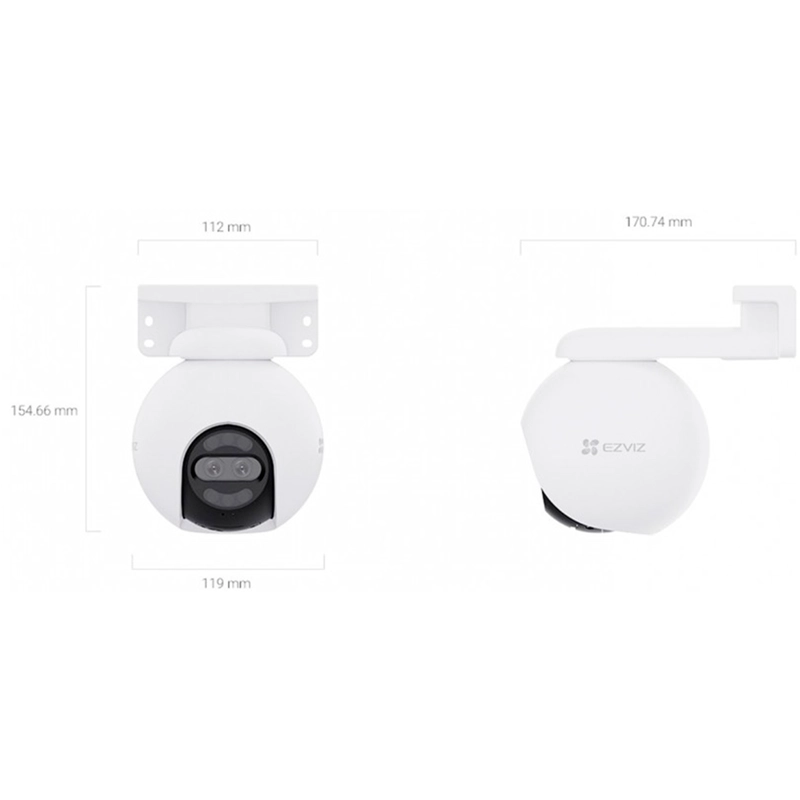 CAMARA WIFI EZVIZ H80X 4K 8MP DETECCION DE MOVIMIENTO CON IA - 4