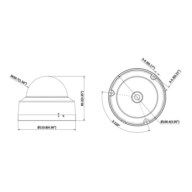 CAMARA DOMO HIKVISION EXIR FIXED IP 2MP IP67 H.265 PLUS - 4