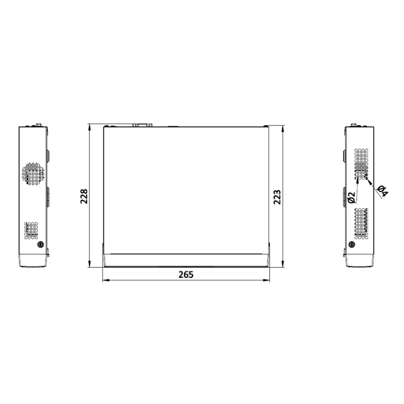 NVR 8 CANALES HIKVISION DS 7100 SERIES FULL HD POE HDMI VGA - 5