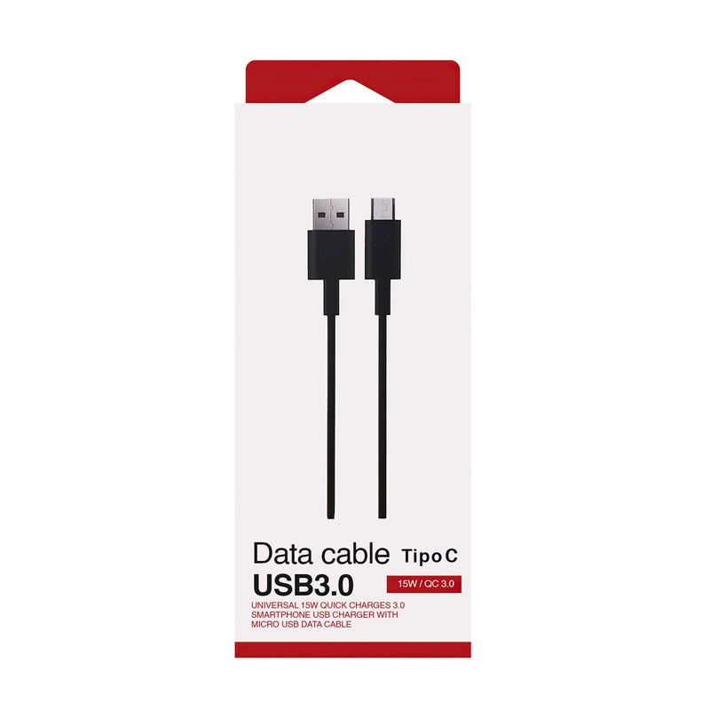 CABLE USB-C A USB-A COMPATIBLE CON MOTOROLA 15W 1 METRO - 7