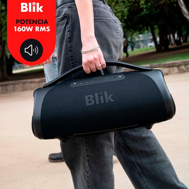 PARLANTE BLUETOOTH BLIK BASS400 160W RMS IPX7 TWS DEEP BASS - 7