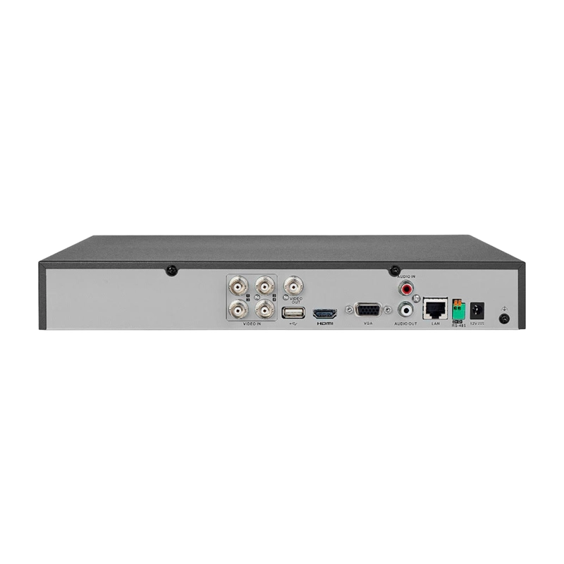 DVR 4 CANALES TURBO HP PRO HIBRIDO AI HIKVISION H.265 1080P - 4