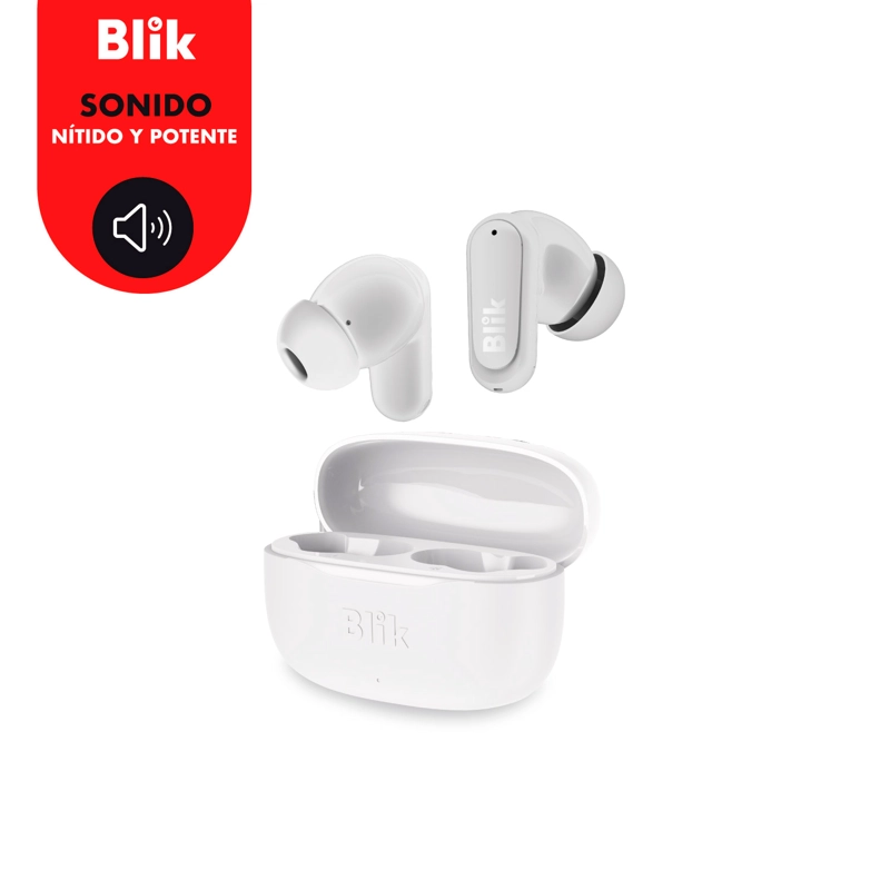 AUDIFONOS BLUETOOTH BLIK AIR500 TWS IP54 ENC BAJOS PROFUNDOS - 6
