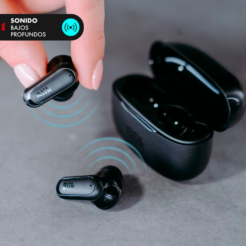 AUDIFONOS BLUETOOTH BLIK AIR500 TWS IP54 ENC DEEP BASS - 4