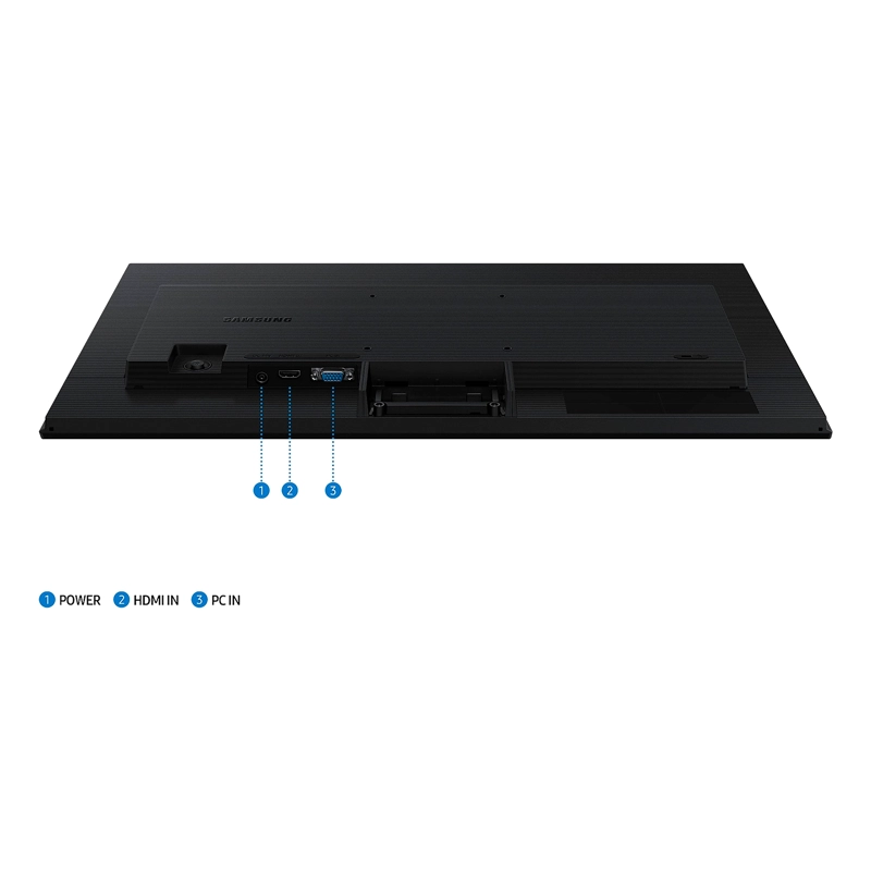 MONITOR SAMSUNG ESSENTIAL PLANO 22' S30GD IPS FHD 100HZ HDMI - 6