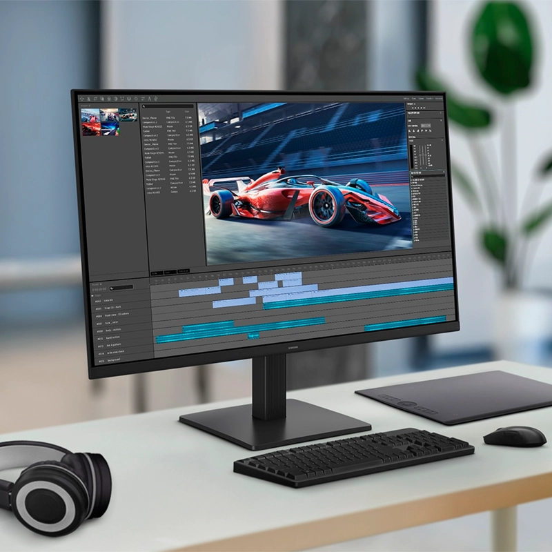 MONITOR SAMSUNG ESSENTIAL PLANO 27' S32GD IPS FHD 120HZ HDMI - 8
