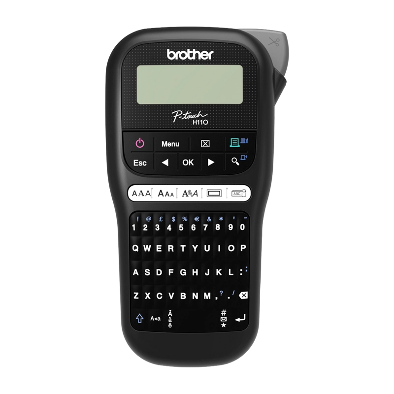 ROTULADORA PORTATIL PARA ETIQUETAS BROTHER P TOUCH PT-H110BK - 1