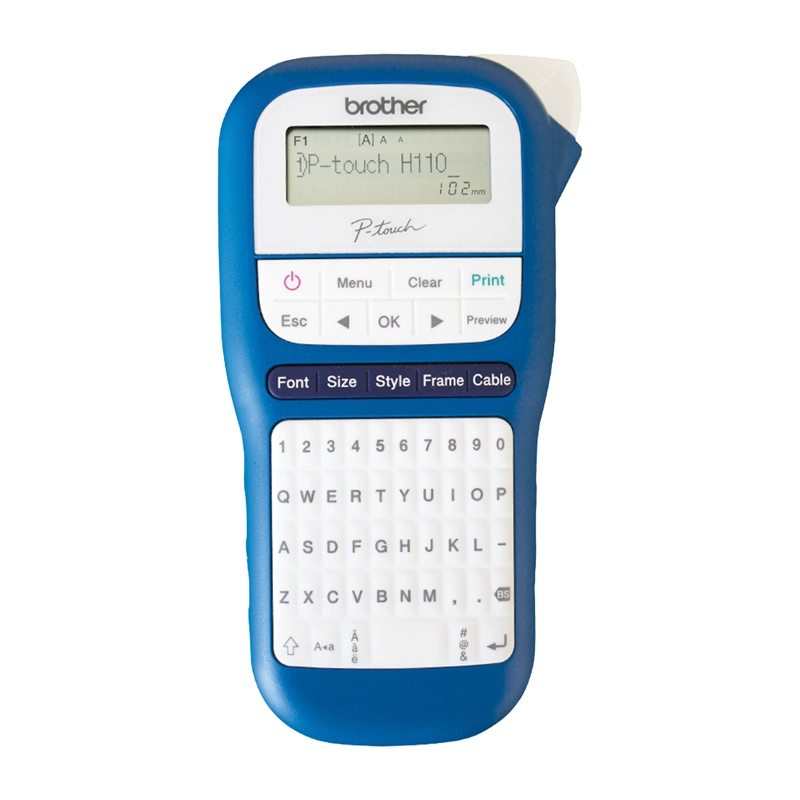 ROTULADORA PORTATIL PARA ETIQUETAS BROTHER P TOUCH PT-H110BW - 1