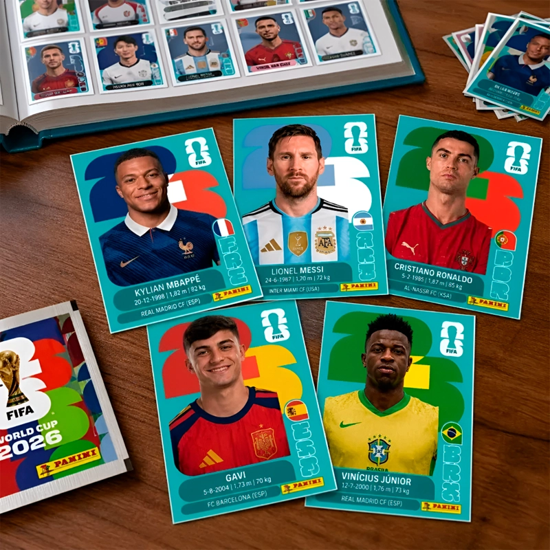 PACK ALBUM PANINI + 100 SOBRES 700 LAMINAS FIFA MUNIDAL 2026 - 9