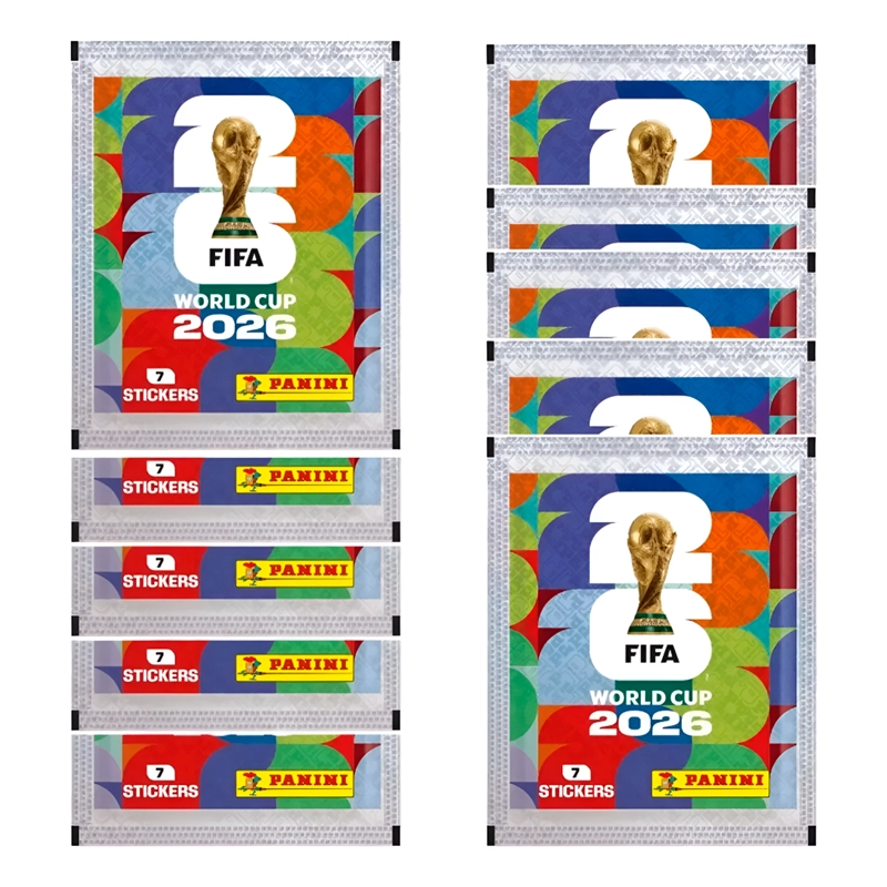 PACK DE 20 SOBRES DE LAMINAS PANINI MUNDIAL 2026 140 LAMINAS - 5