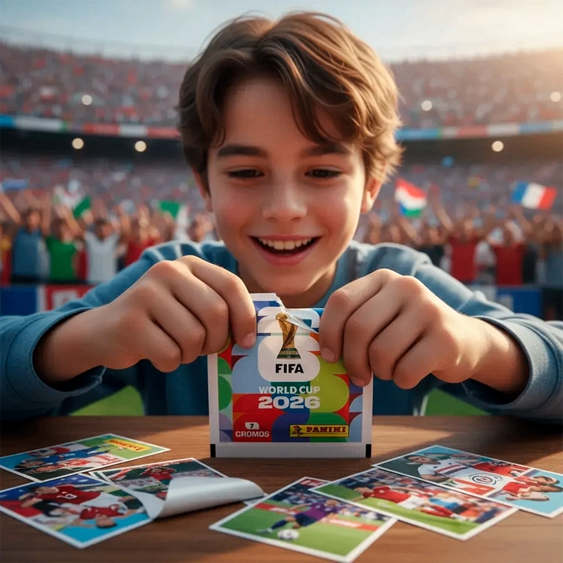 PACK DE 10 SOBRES DE LAMINAS PANINI MUNDIAL 2026 70 LAMINAS - 9