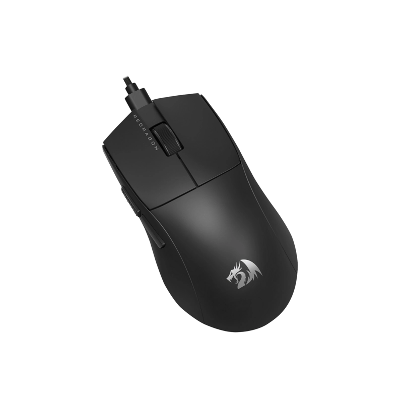 MOUSE GAMER REDRAGON KING 1K 5 BOTONES NEGRO 12400DPI - 3