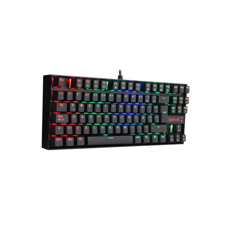 TECLADO MECANICO GAMER REDRAGON KUMARA RGB SWITCHES RED - 1