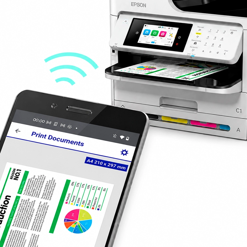 IMPRESORA MULTIFUNCIONAL EPSON WORKFORCE PRO WF-C5890 DUPLEX - 10