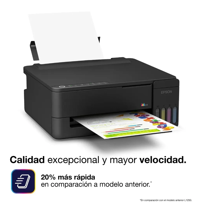 IMPRESORA EPSON ECOTANK L1350 WIFI COLOR TINTA CONTINUA USB - 4