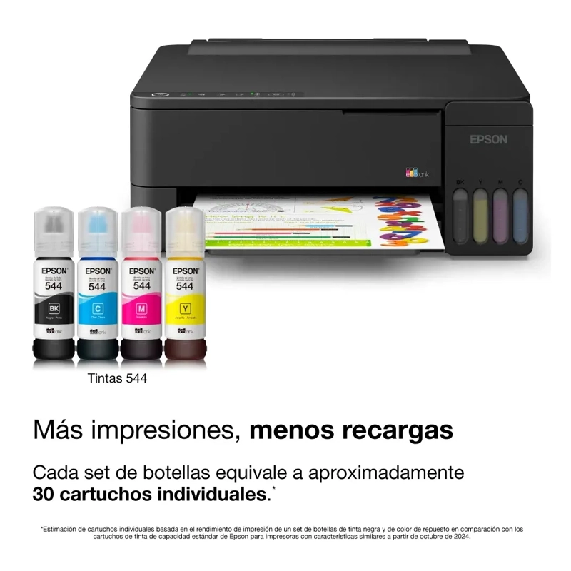 IMPRESORA EPSON ECOTANK L1350 WIFI COLOR TINTA CONTINUA USB - 5