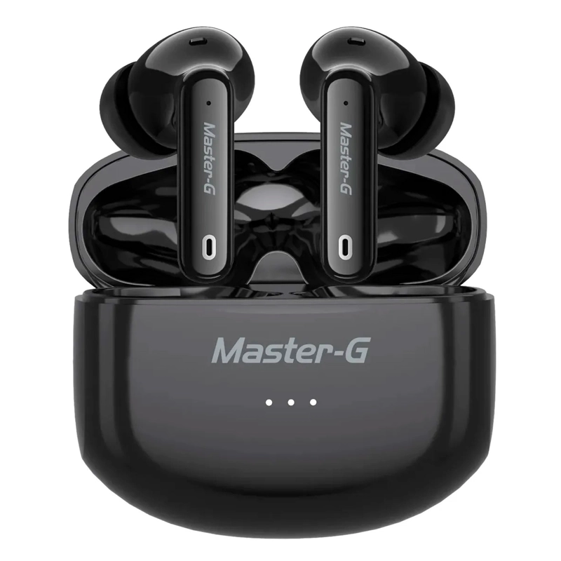 AUDIFONOS BLUETOOTH 5.4 MASTER-G MGBUDS22B TWS ANC CON APP - 1