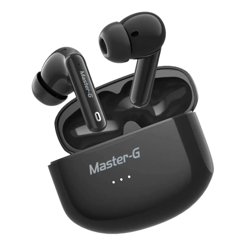 AUDIFONOS BLUETOOTH 5.4 MASTER-G MGBUDS22B TWS ANC CON APP - 5