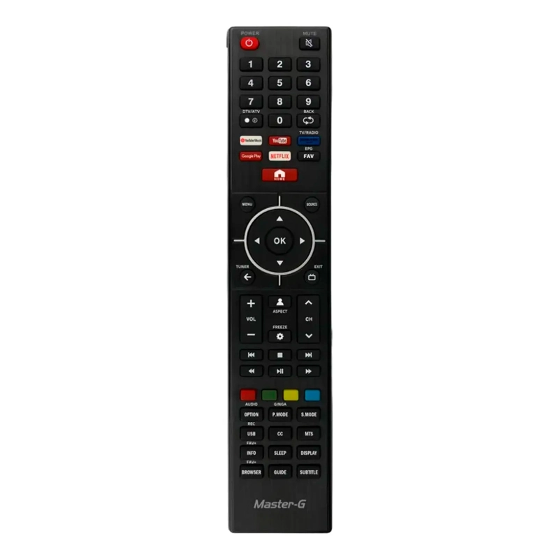 CONTROL REMOTO UNIVERSAL TV MASTER-G MGRC2 MULTI MARCAS - 1