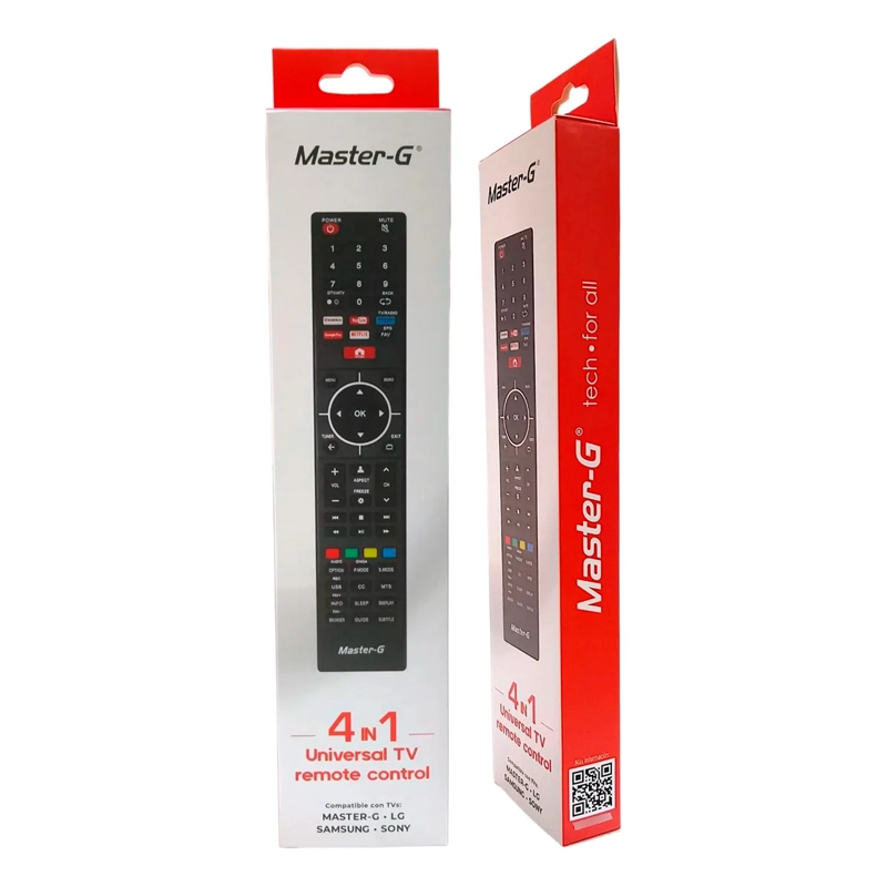 CONTROL REMOTO UNIVERSAL TV MASTER-G MGRC2 MULTI MARCAS - 3