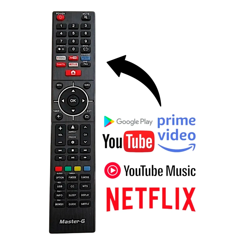 CONTROL REMOTO UNIVERSAL TV MASTER-G MGRC2 MULTI MARCAS - 7