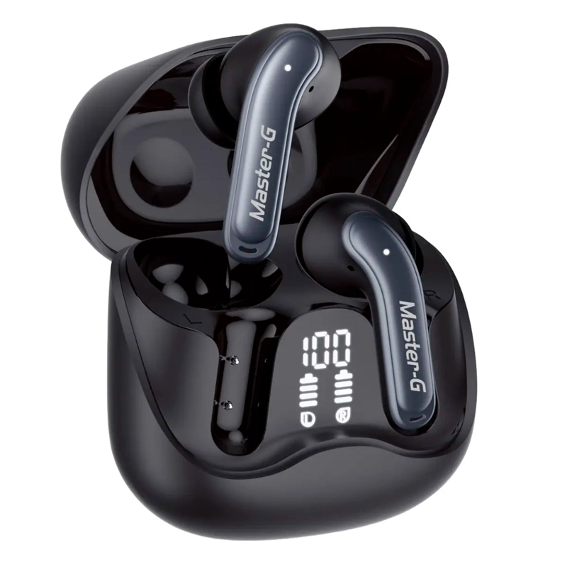 AUDIFONOS BLUETOOTH 5.4 MASTER-G MGBUDS60B TWS ANC CON APP - 10