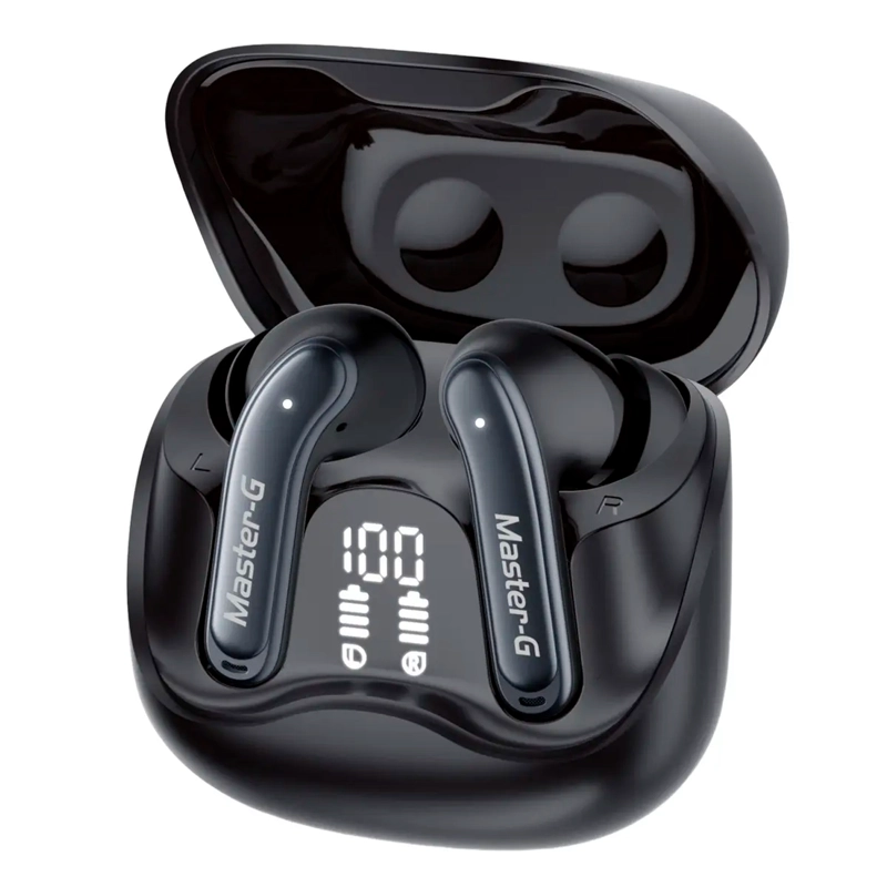 AUDIFONOS BLUETOOTH 5.4 MASTER-G MGBUDS60B TWS ANC CON APP - 9