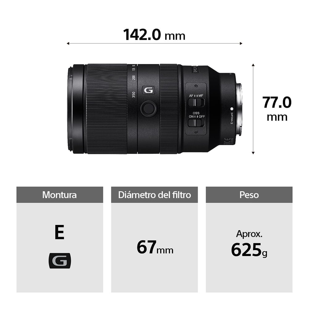 E 70-350MM F4.5-6.3 G OSS - 2