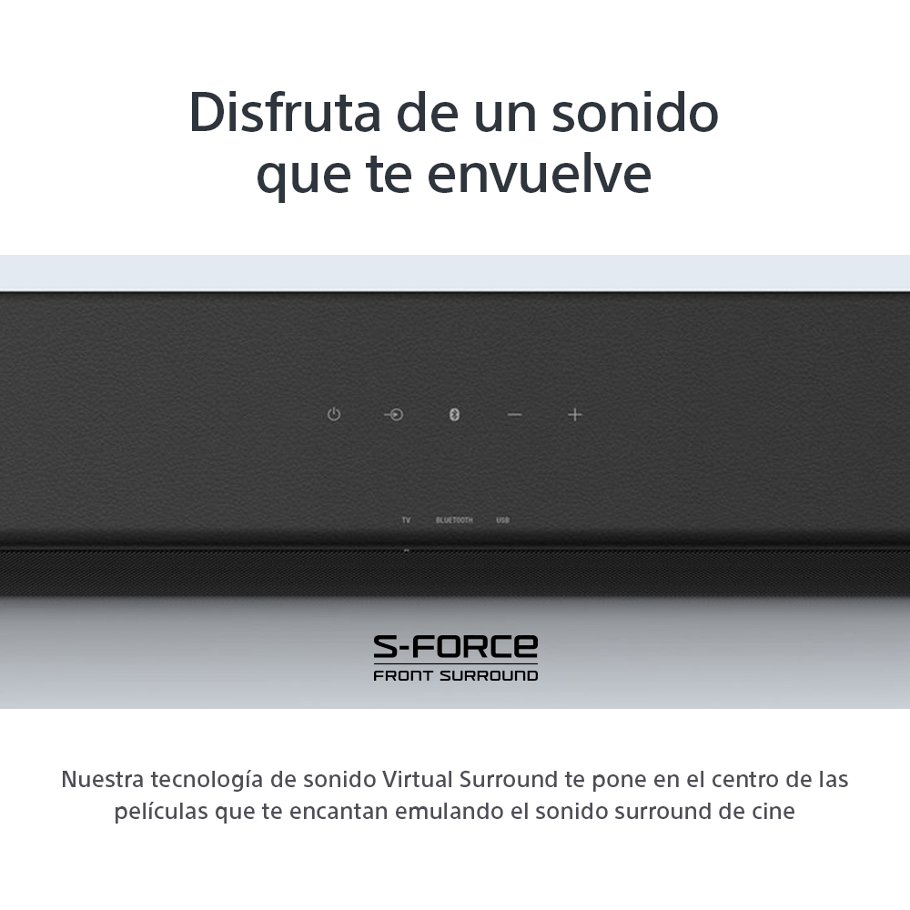SONY BARRA DE SONIDO ÚNICA DE 2 CANALES BLUETOOTH HT-S100F - 8