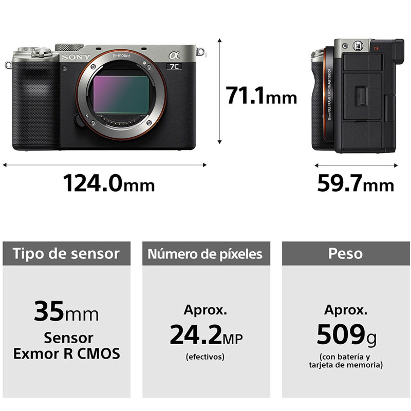 CÁMARA COMPACTA FULL-FRAME ALPHA 7C - 2