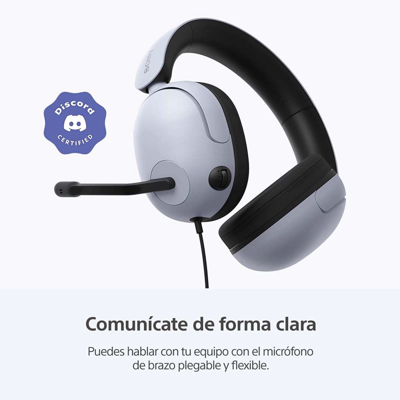 AUDÍFONOS GAMER SONY INZONE H3 JUEGOS MDR-G300 MICRÓFONO CABLE - 4